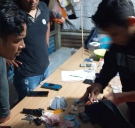 Sat Narkoba Polres Pelabuhan Belawan Tangkap Pengedar Shabu di Marelan Raya