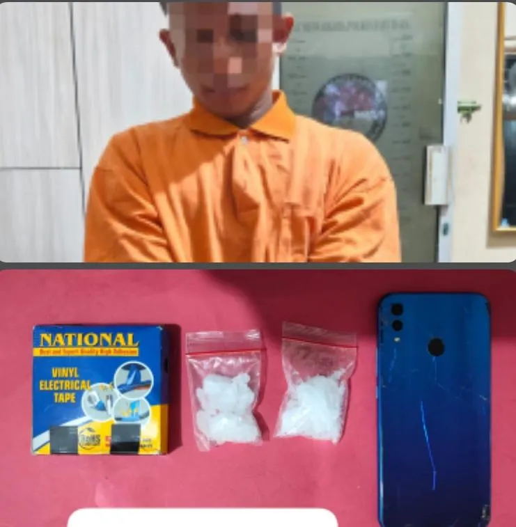 20 Gram Sabu Diamankan di Tol Indrapura