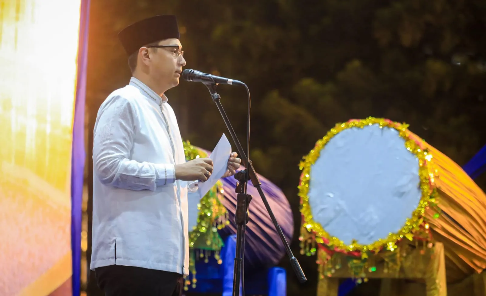 Malam Takbiran Iduladha, Rico Waas Ajak Jajaran Pemko Bekerja Ikhlas  Penuh Pengorbanan