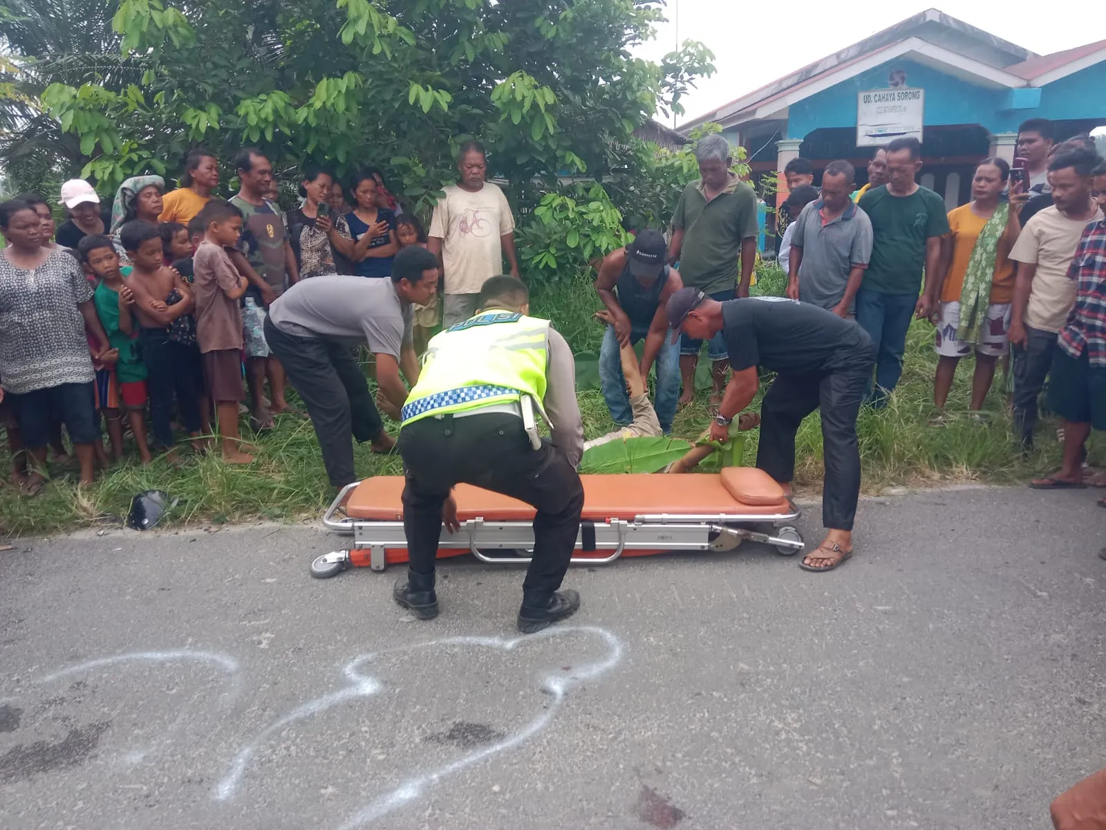 Tabrakan di Kuala Tanjung, Empat Orang Alami Luka-Luka