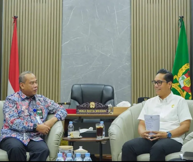 Rico Waas–Kemenkeu Bahas Penguatan Ekonomi Medan, UMKM dan Belawan Jadi Fokus