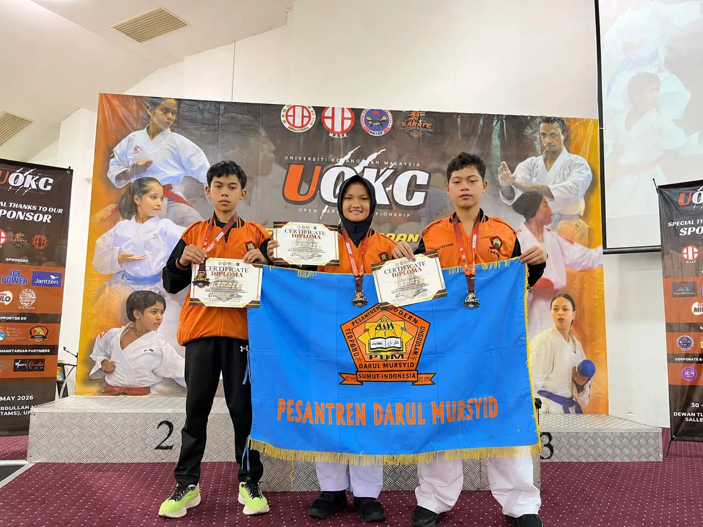 Santri Pesantren Darul Mursyid Raih Prestasi Kejuaraan Karate Internasional Malaysia Ajang UKKC 2026