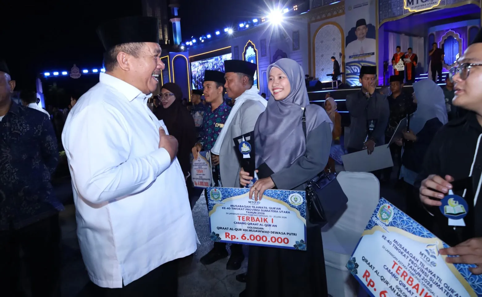 Bupati Taufik Zainal Abidin Optimis, Kafilah Asahan Meraih Prestasi Lebih Baik Lagi di MTQ Mendatang