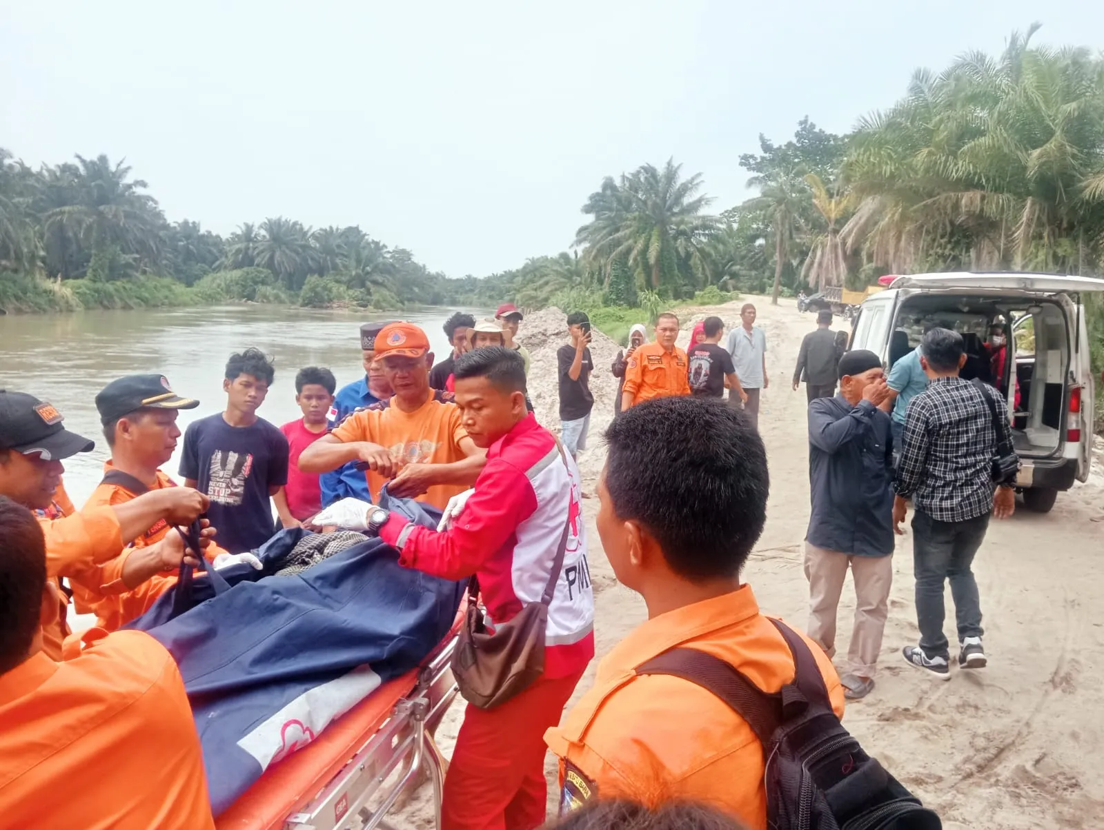Sehari Hilang di Sungai Dalu-Dalu, Lansia di Batu Bara Ditemukan Meninggal Dunia