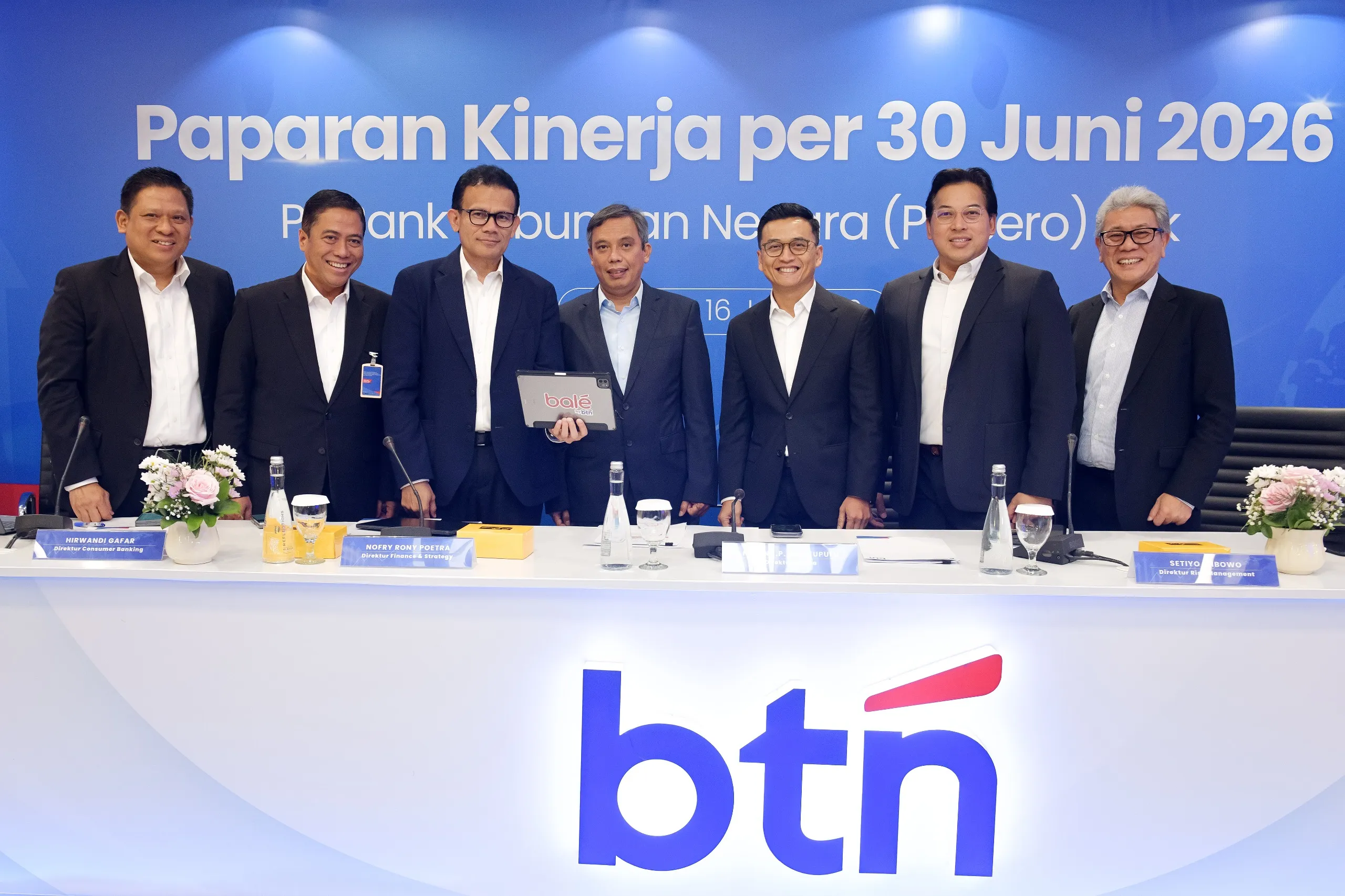BTN Cetak Kinerja Cemerlang, Laba Bersih Semester Semester I/2026 Melesat 40,8% dan NPL Turun Jadi 2,99%