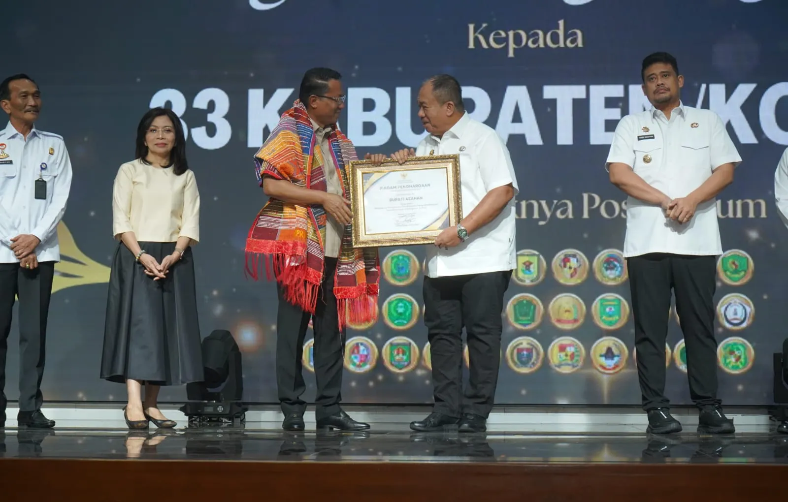 Pemkab Asahan Dapat Penghargaan dari Kementerian Hukum RI