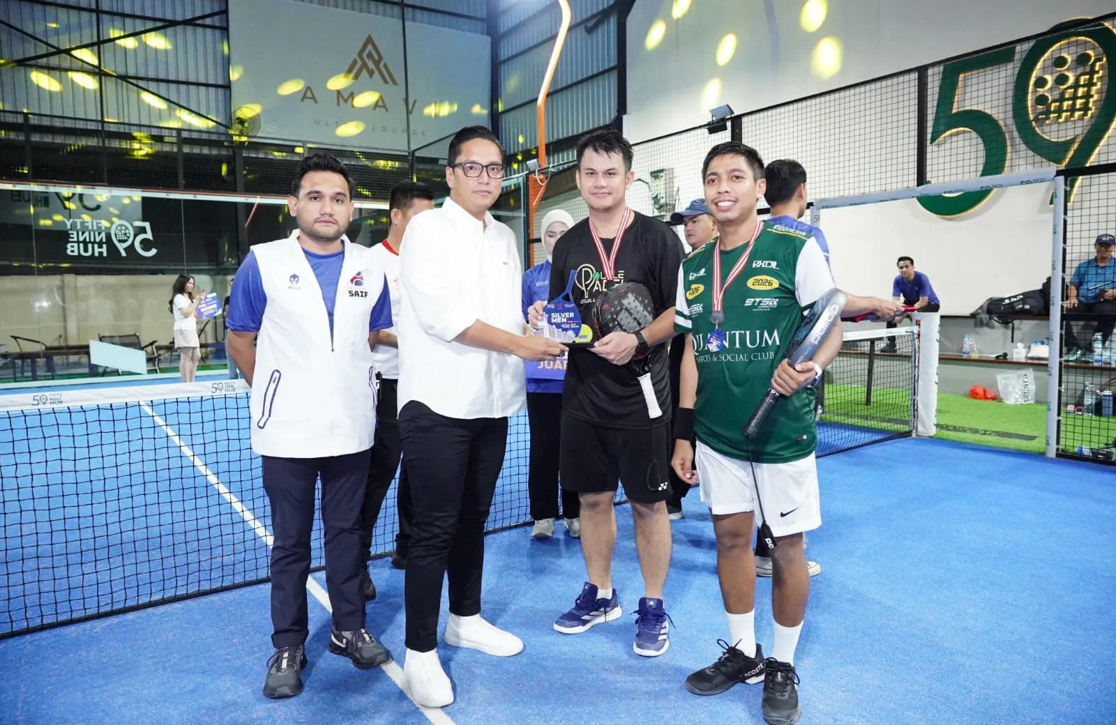 Rico Waas Tutup Turnamen Padel, Jadikan Semangat Olahraga Sebagai Energi Baru Membangun Medan
