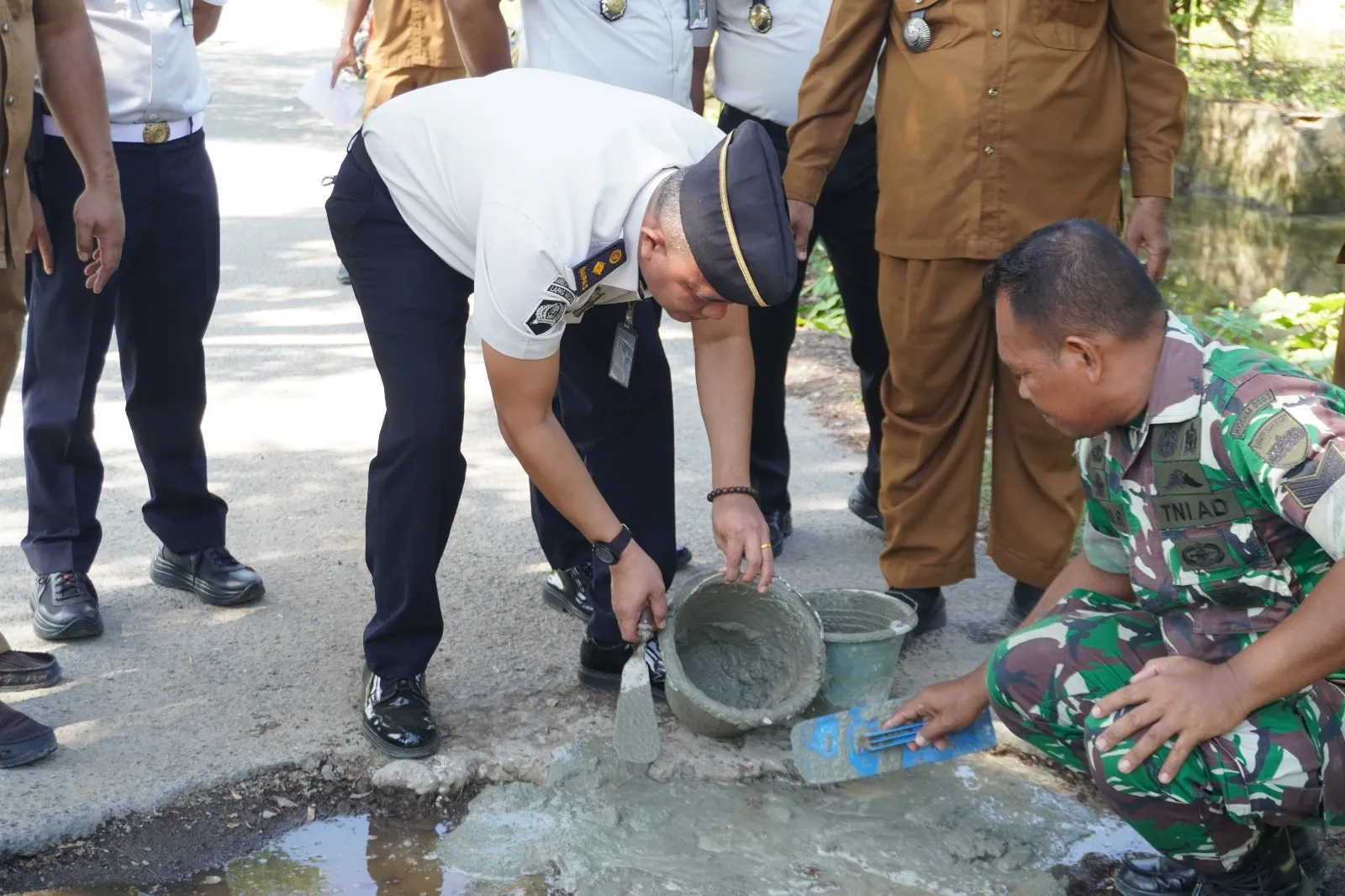 Didukung Koperasi Pemasyarakatan, Lapas Narkotika Langkat Perbaiki Fasilitas Umum