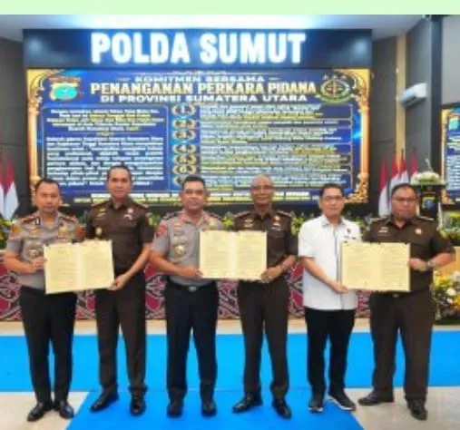 Polda Sumut-Kejati Sumut Teken MoU, Wujudkan Penegakan Hukum Profesional Tanpa  Transaksional