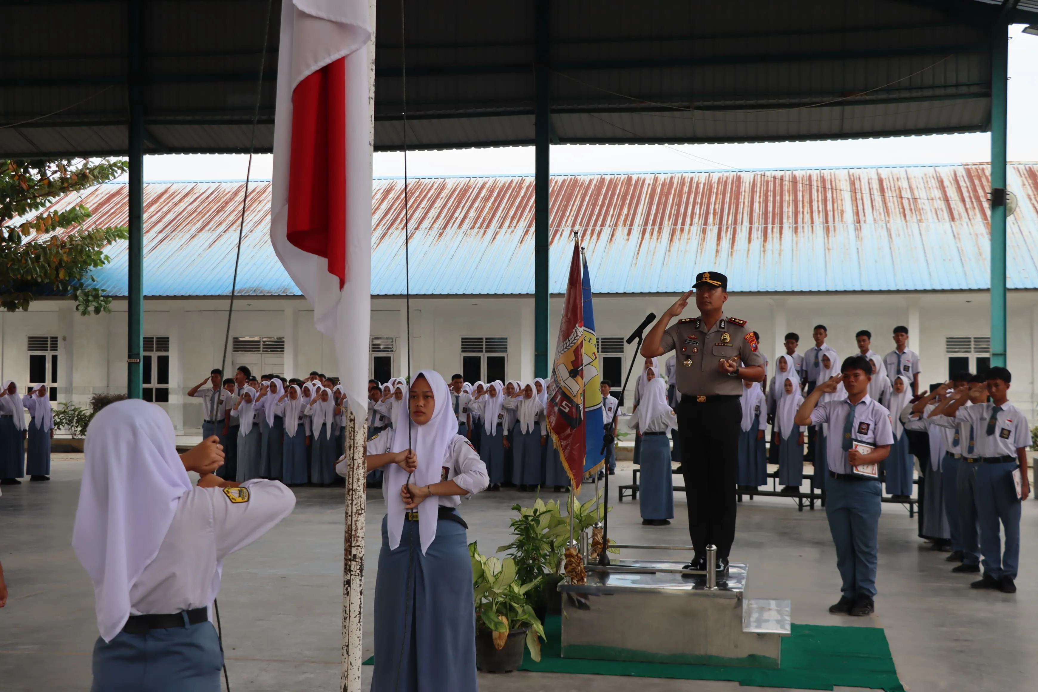 Polres Batu Bara Serentak Sambangi 25 Sekolah, Pelajar Diingatkan Jauhi Narkoba