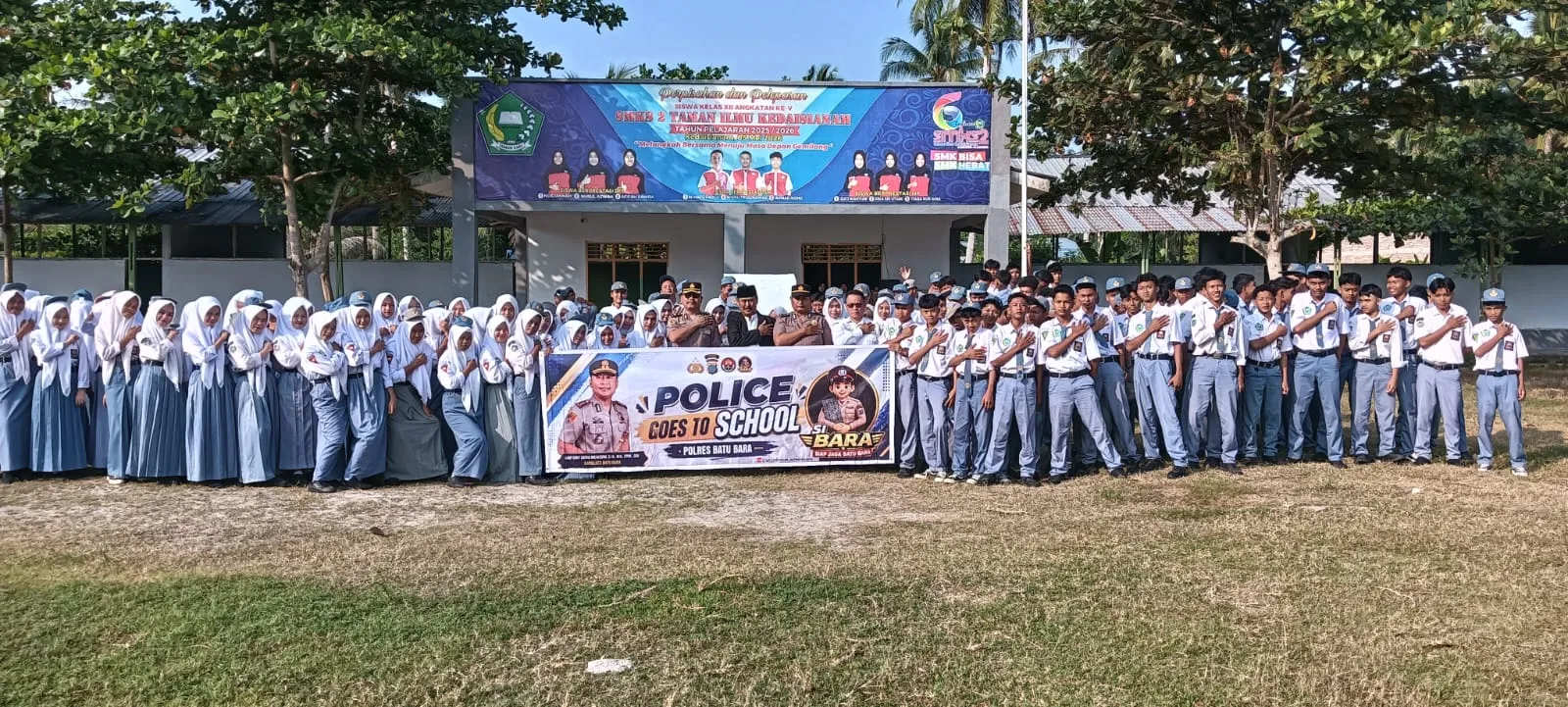 Polres Batu Bara Gelar Police Go To School Serentak di 20 Sekolah