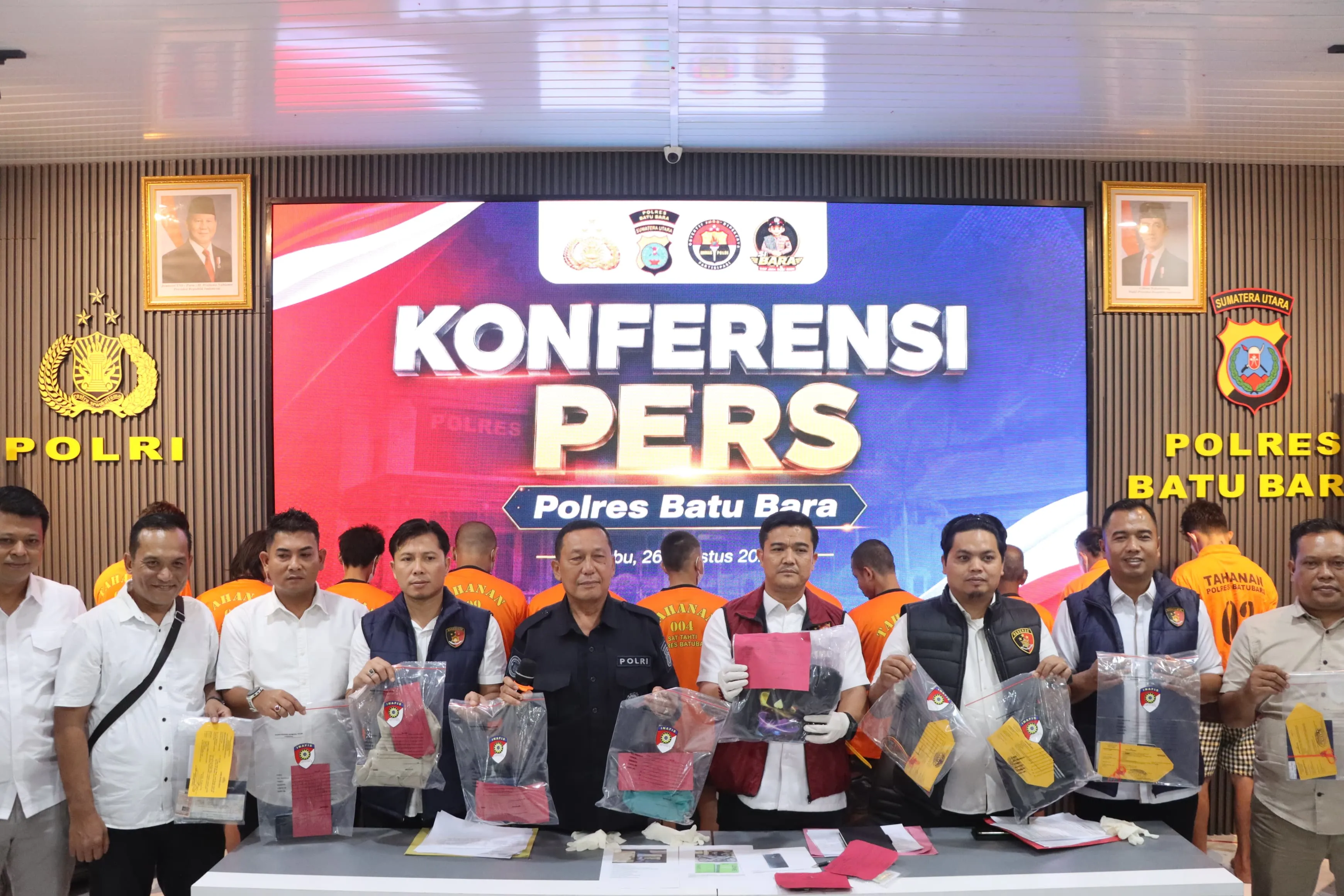 10 Kasus 3C Dibongkar, 17 Tersangka Diciduk Polres Batu Bara