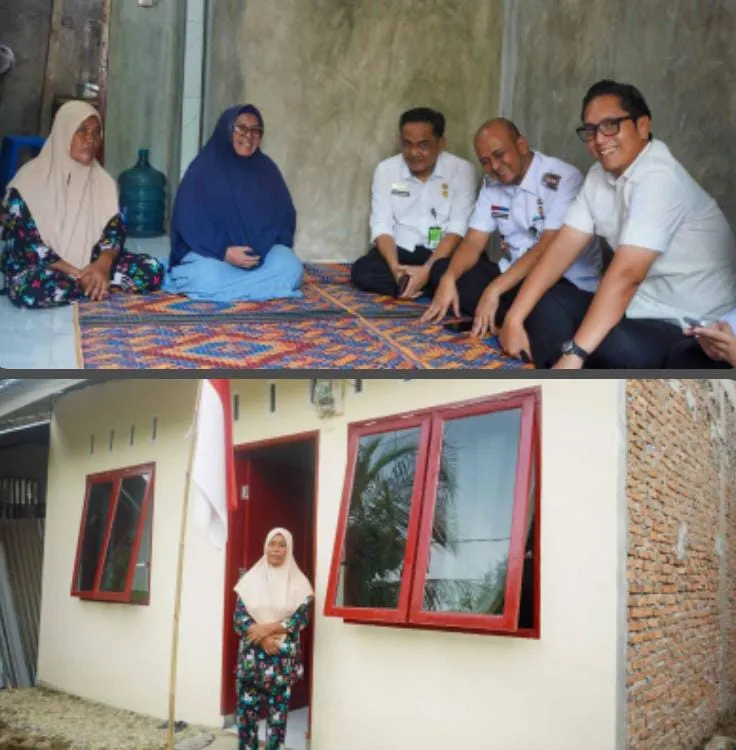 Rico Waas Kunjungi Rumah Warga Dibangun Nyaman