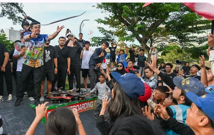 Bobby Nasution Saksikan Go Skateboarding Day 2026 di Medan