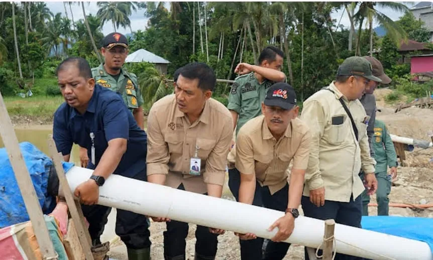Tim Terpadu Tindak Tambang Emas Ilegal di Kotanopan
