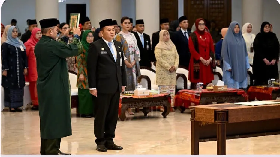 Bobby Nasution Lantik Timur Tumanggor sebagai Pj Sekdaprov Sumut, Titip Tiga Pesan