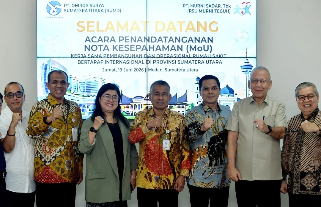 Sumut Siapkan Rumah Sakit Bertaraf Internasional, PT Dhirga Surya dan Murni Teguh Teken MoU