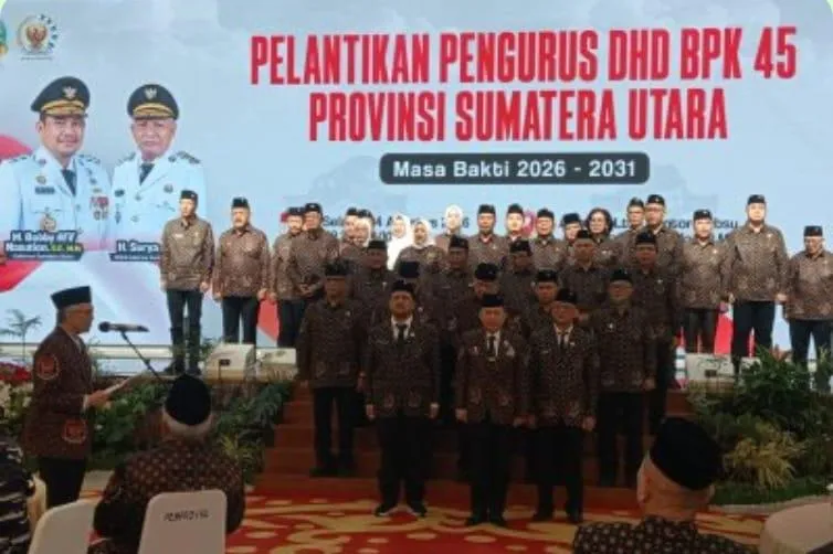 DHD 45 Sumut Resmi Dilantik, Bobby Nasution: Gaungkan Spirit Anak Muda