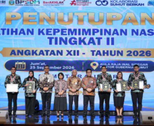 Tiga Pejabat Pemko Medan Raih Predikat "Peserta Teristimewa" PKN Tingkat II 2026 Melalui Terobosan Inovatif