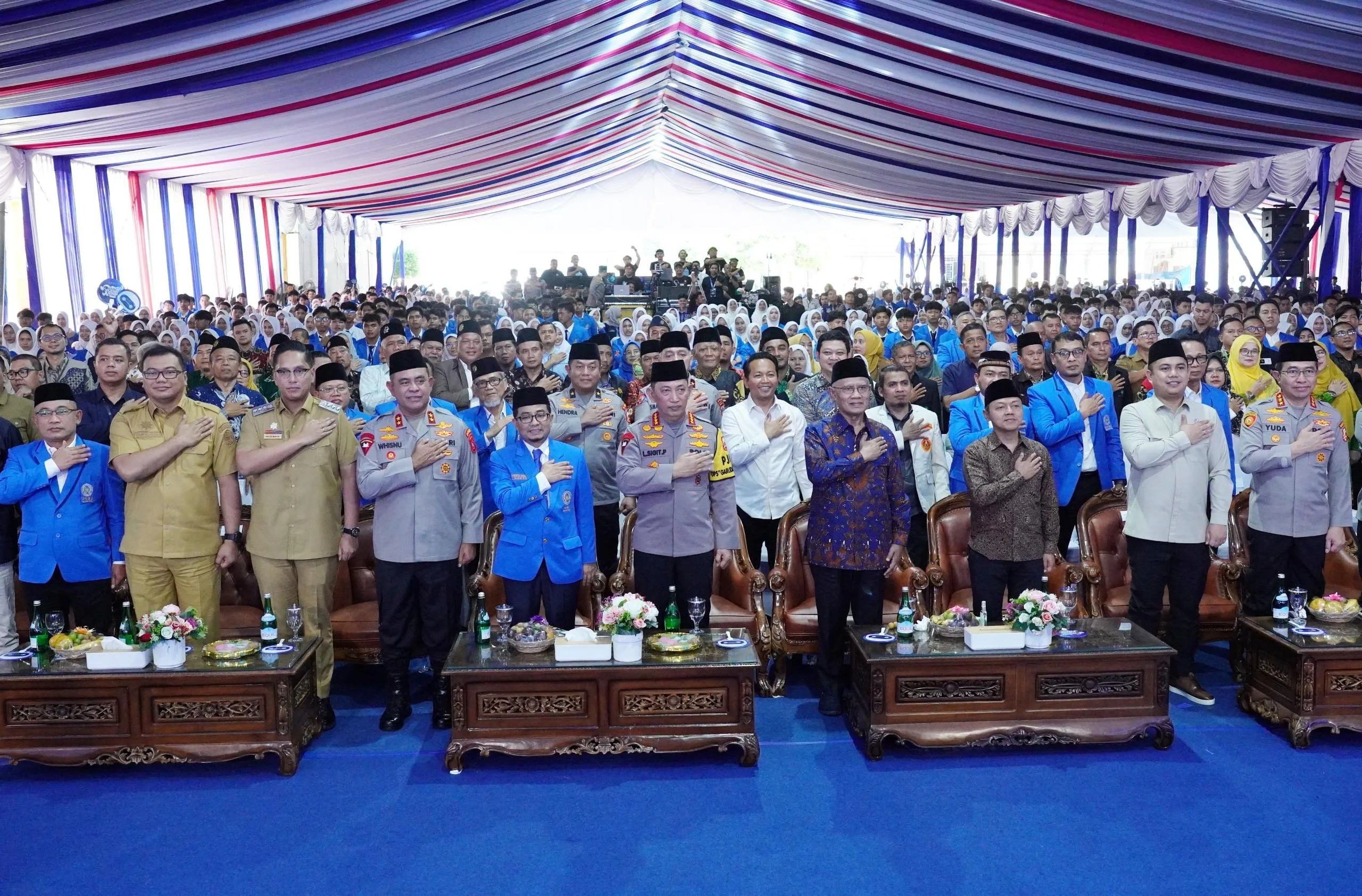 Kuliah Umum Kapolri, Rico Waas Hadiri dan Turut Semangati Mahasiswa PPKMB UMSU 2026