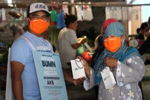 INALUM Bagi 10.000 Masker Dan Edukasi Adaptasi. Kebiasaan Baru Di Sumatera Utara