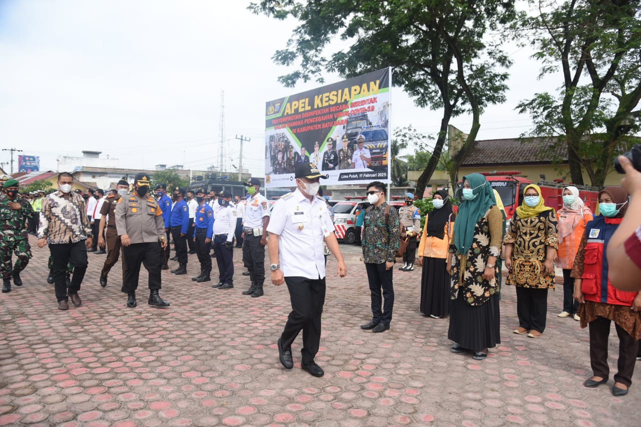 Upacara Penyemprotan Disinfektan