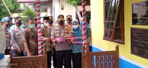 Kapolres Batu Bara Resmikan PPKM Mikro Desa Pulau Sejuk