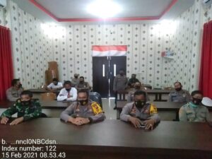 Kapolres Palas Jarot Ikuti Video Conference Rapim TNI-Polri 
