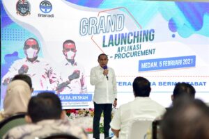 PDAM Tirtanadi Lounching Aplikasi e-procurement