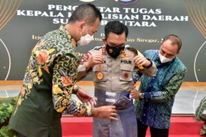 Gubernur Edy Rahmayadi Ajak Kapolda Panca Putra Berbuat Terbaik Untuk Sumut