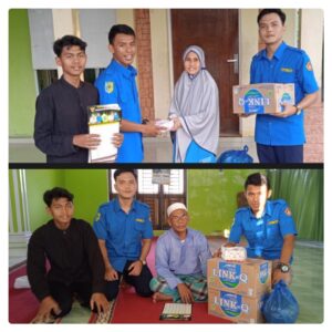 Semarak Ramadhan, Karang Taruna Modang Sejahtera Berbagi Takjil Ke Masjid dan Mushola