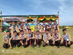 Gudep Pramuka Ponpes Ja’fariyah Hutaibus Juara Umum Perkemahan Perimtaq XII 