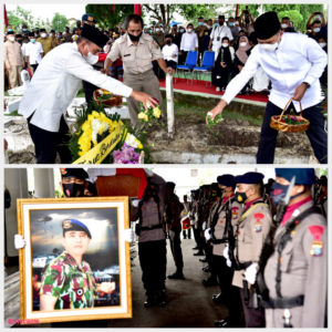 Pemakaman Di TMP Pahlawan Khidmat. Kapolda Panca Sebut Almarhum Zulfikar Tarius Sosok Polisi Sejati