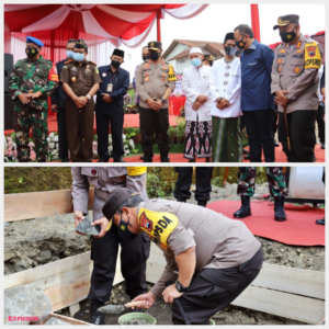 Kapolda Jateng Resmikan Pembangunan Masjid Polsek Maos Dan Perumahan Polri