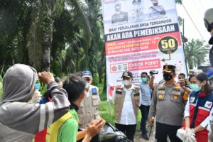 Antisipasi Mudik, Bupati Bersama Polres Batu Bara Cek Point Perbatasan Daerah