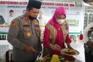 Kapolres Batu Bara AKBP Ikhwan Lubis Launching Kampung Sedekah