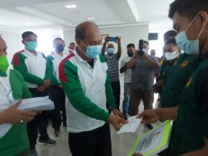 Pemko Tebing Tinggi Peringati Haornas , Lepas Atlit PON 