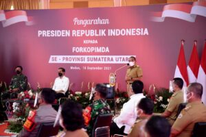 Edy Rahmayadi Lapor Jokowi. Kasus Covid-19 Sumut Turun