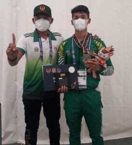 Atlet Sepatu Roda Bripda M Khadafi Sumbang Medali Pertama Sumut di PON Papua