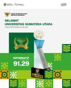 Anugerah KIP. USU Raih Penghargaan Badan Publik Informatif