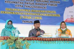 TP PKK Provsu Kunjungi Kelurahan Selat Tanjung Medan Kec. Datuk Bandar Timur