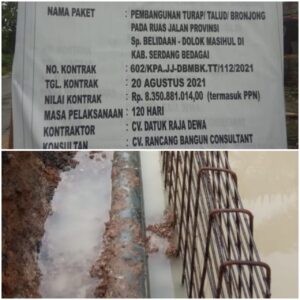 Proyek Turap Rusak Pipa Air Bersih, 1400 KK di Sergai Krisis Air Bersih