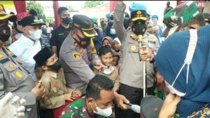 Kapolda Sumut Targetkan Vaksinasi Anak Tercapai Dalam 2 Minggu