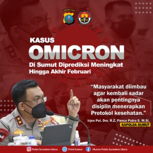 Kasus Covid-19 Kembali Meningkat, Polda Sumut Himbau Masyarakat Perketat Prokes