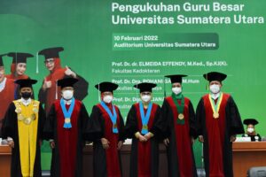 4 Profesor USU Dikukuhkan