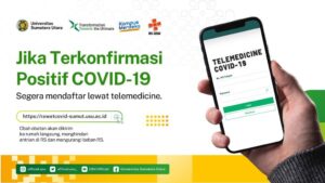 Telemedicine Covid-19 USU Sediakan Konsultasi Alat Pemantau dan Obat Gratis