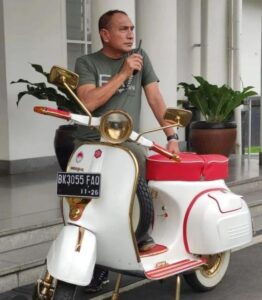 Penggemar Vespa Sumut Bangga Edy Rahmayadi