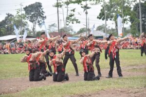 Tarian Kreasi Kontingen Batu Bara Tampil Memukau di Jamdasu