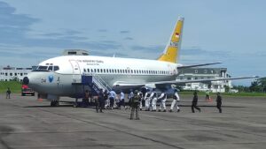 Pesawat Asing Berisi Narkoba Dipaksa Mendarat di Medan