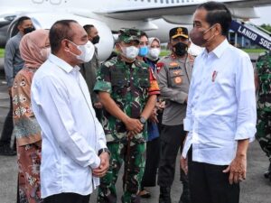 Edy Rahmayadi Sambut Presiden Jokowi